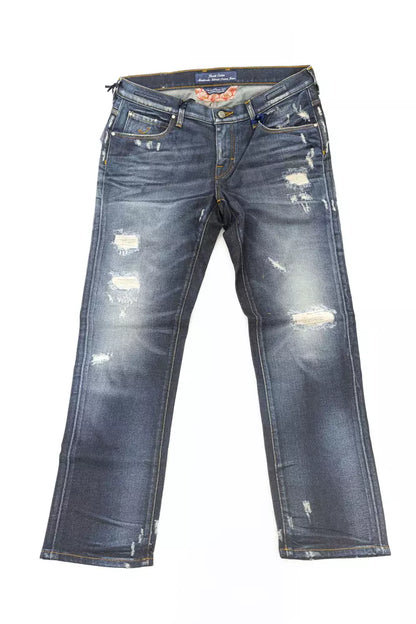 Blaue Jeans aus Baumwolle für Damen