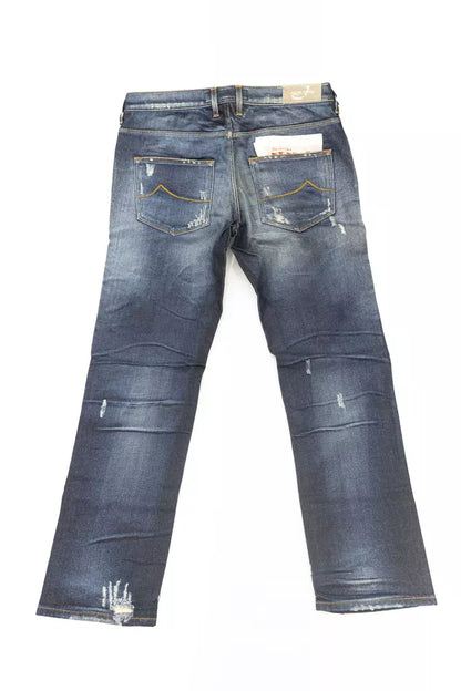Blaue Jeans aus Baumwolle für Damen