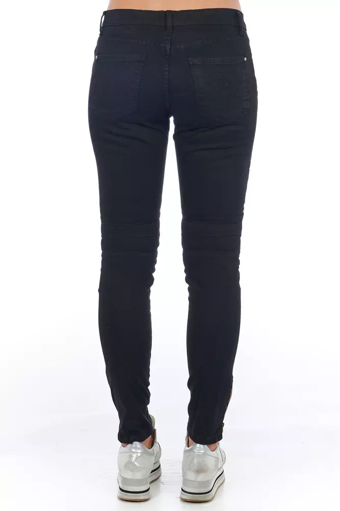 Black Cotton Women's Jean