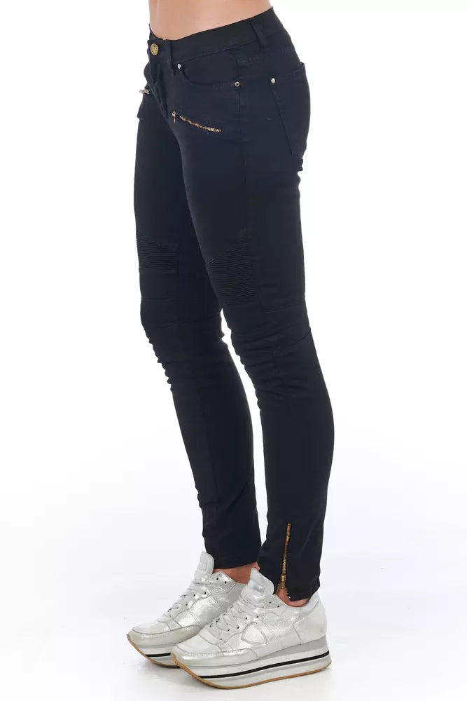 Black Cotton Women's Jean