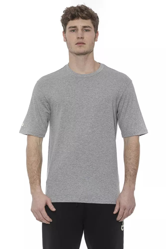 Gray Cotton Men TShirt