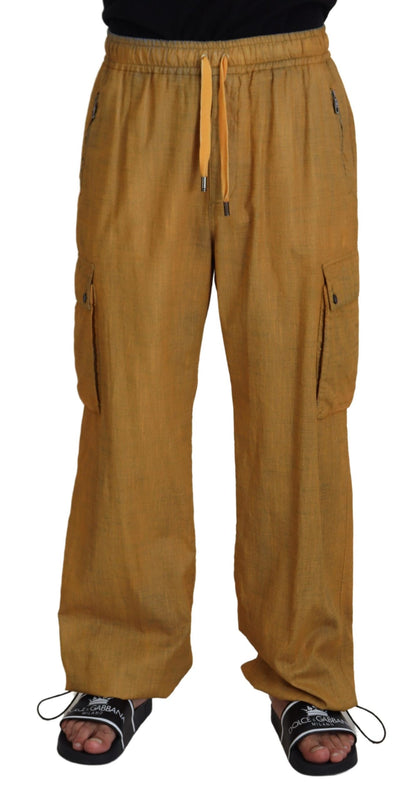 Pantalones elegantes de lino italiano