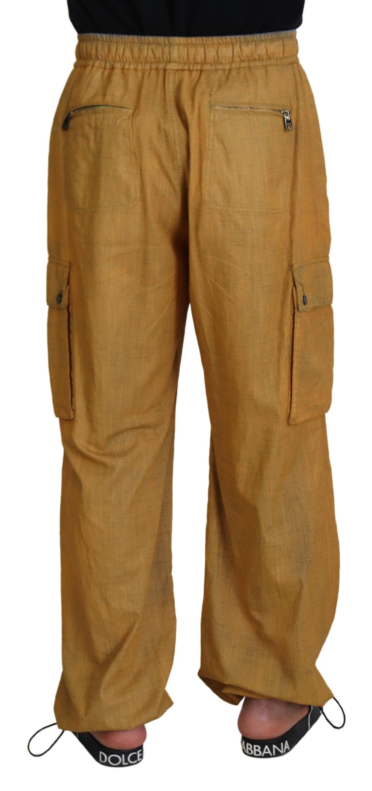 Pantalones elegantes de lino italiano