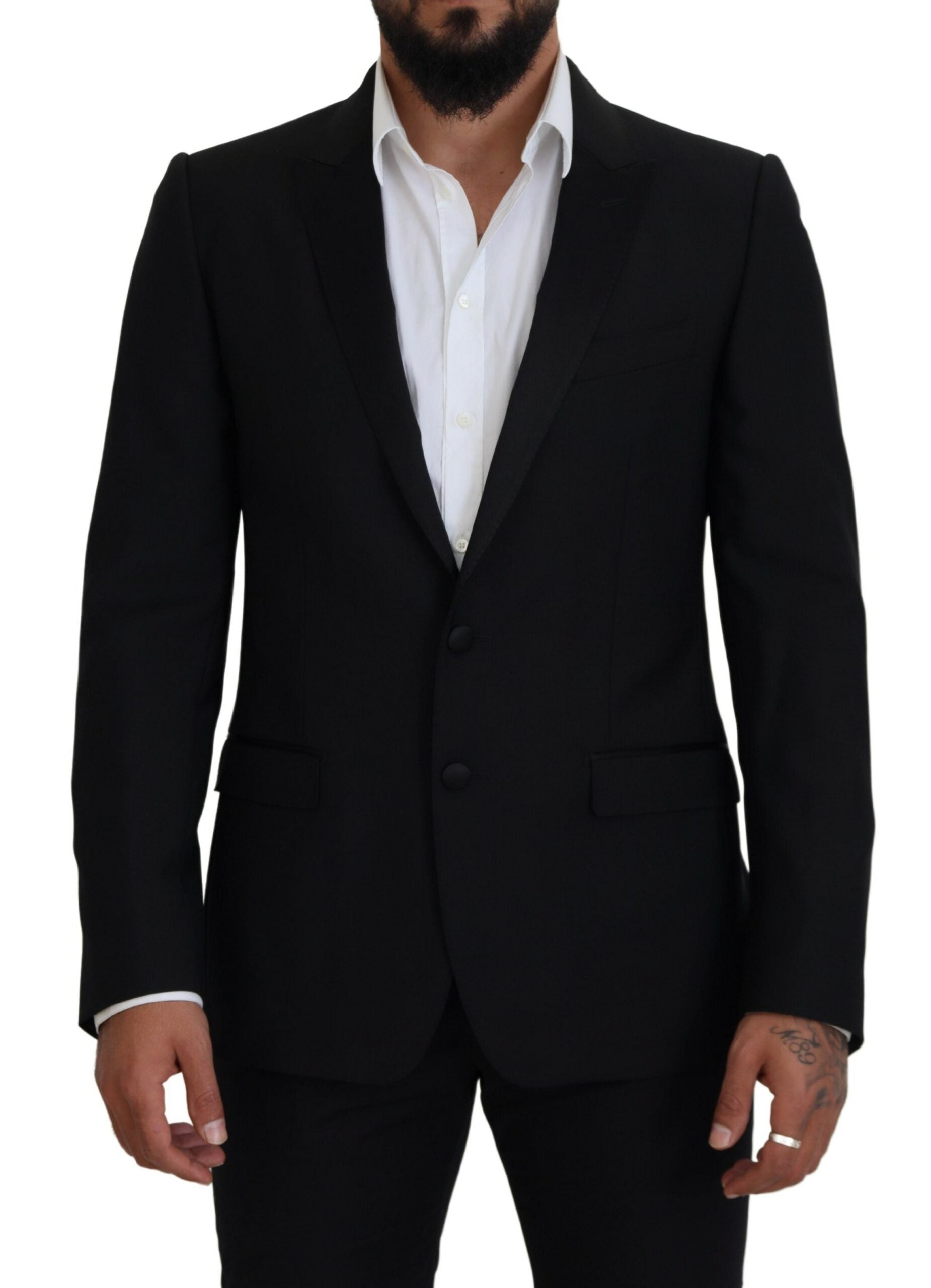 Elegant Martini Black Formal Blazer