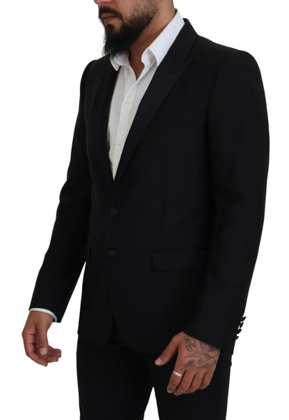 Elegant Martini Black Formal Blazer