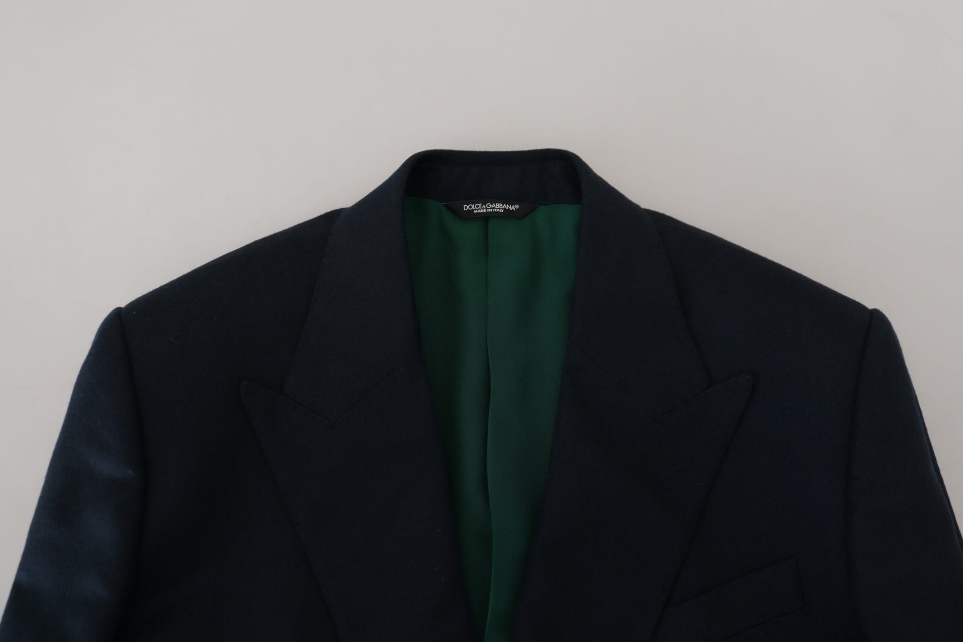 Eleganter blauer Blazer aus einer Kaschmir-Seidenmischung