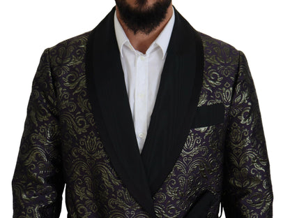 Goldene Jacquard-Robenjacke