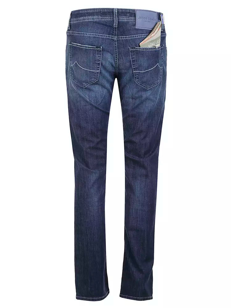 Elegante hellblaue Stretch-Jeans