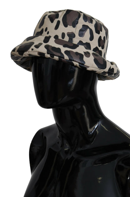 Multicolor Goose Down Bucket Hat