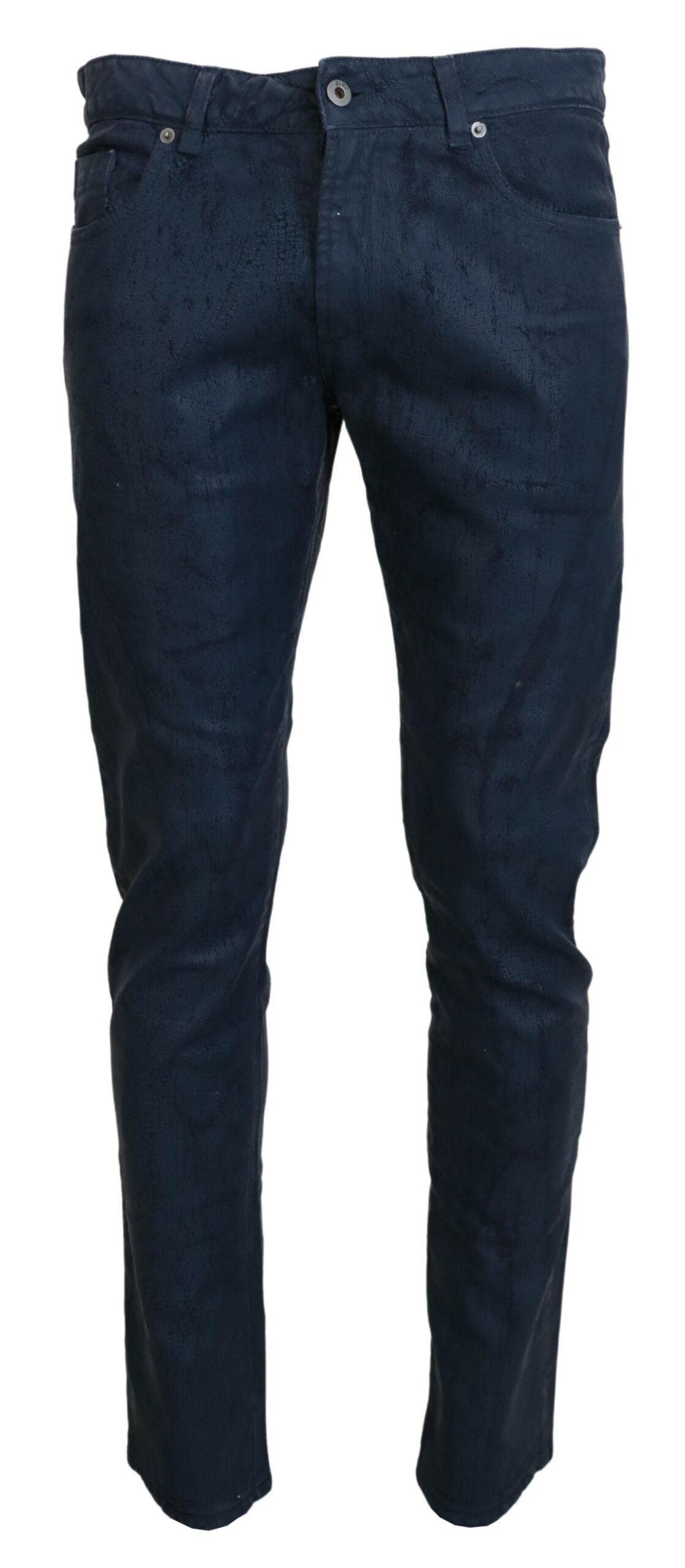 Schicke Tapered-Jeans aus blauem Denim