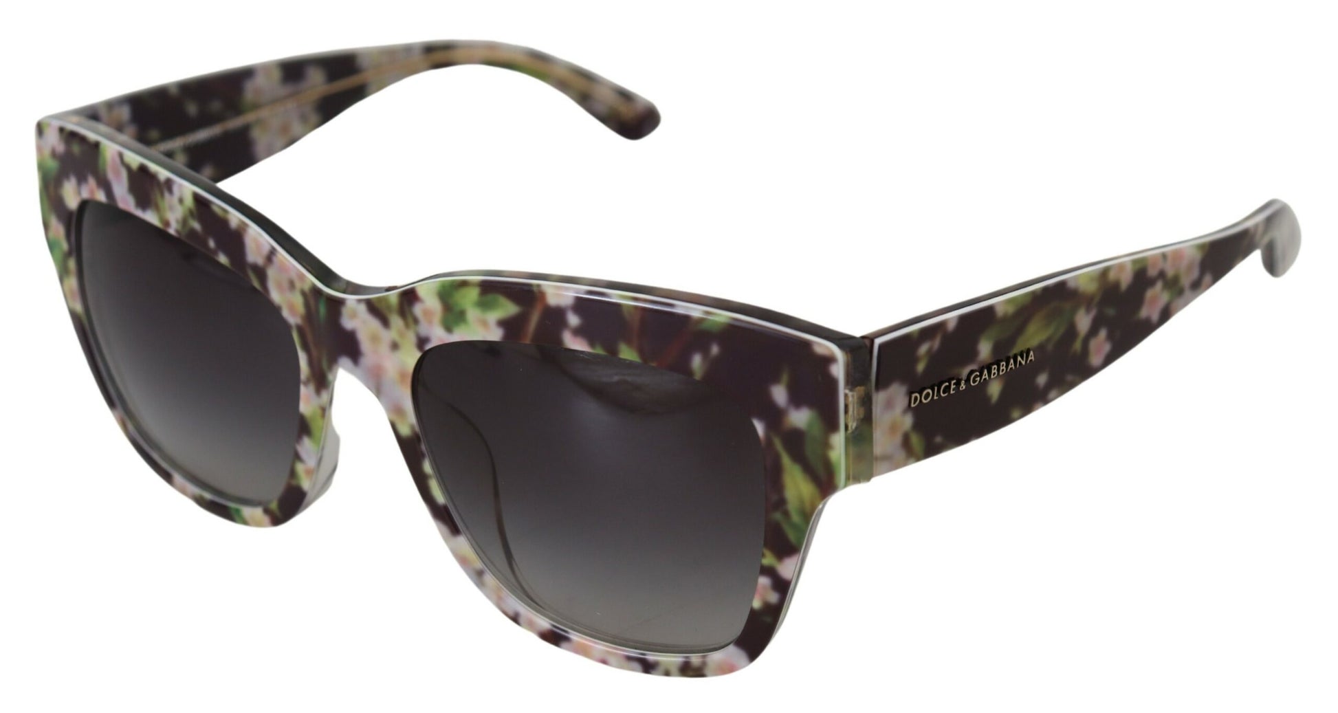 Elegant Black Multicolor Gradient Sunglasses