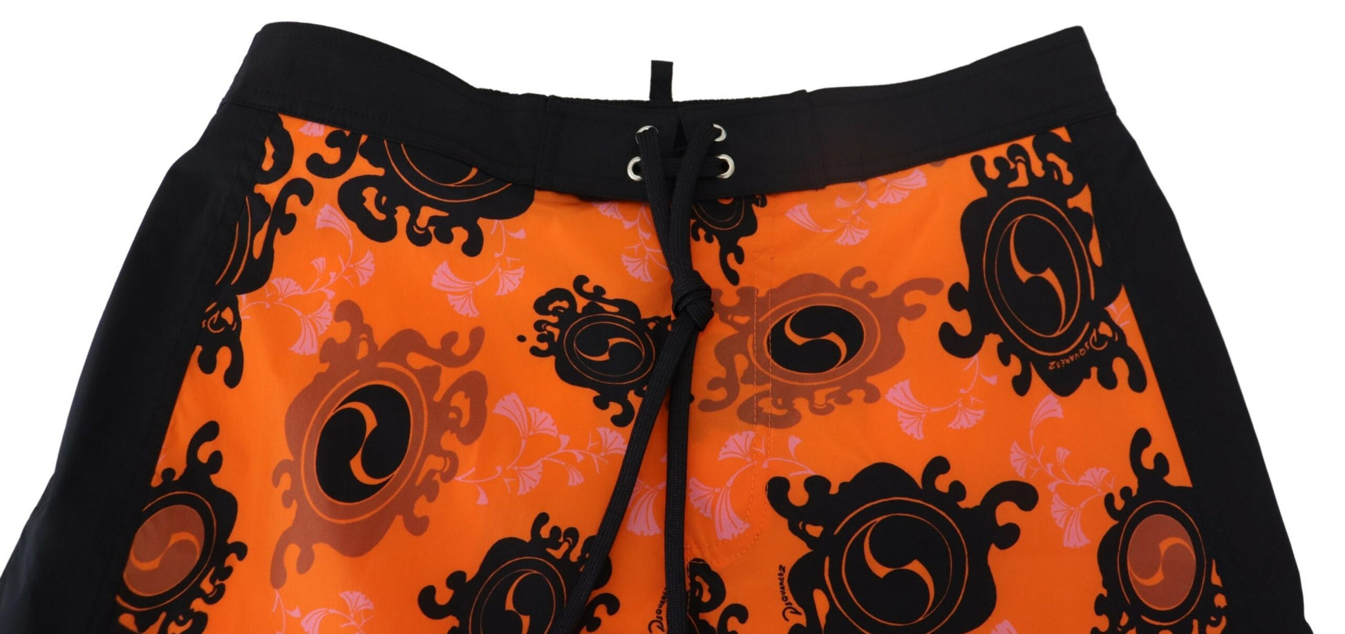 Chic Orange Swim Shorts Boxer for Men