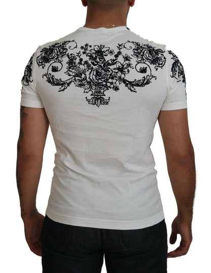 Elegantes T-Shirt mit Blumenkrone