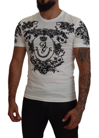 Elegantes T-Shirt mit Blumenkrone