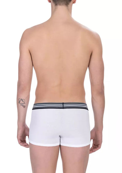 Pack de baúles de ropa interior de algodón blanco para hombre