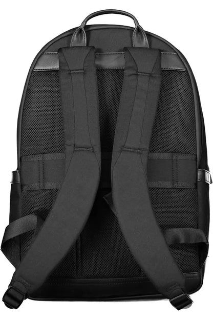 Mochila de nailon negra para hombre