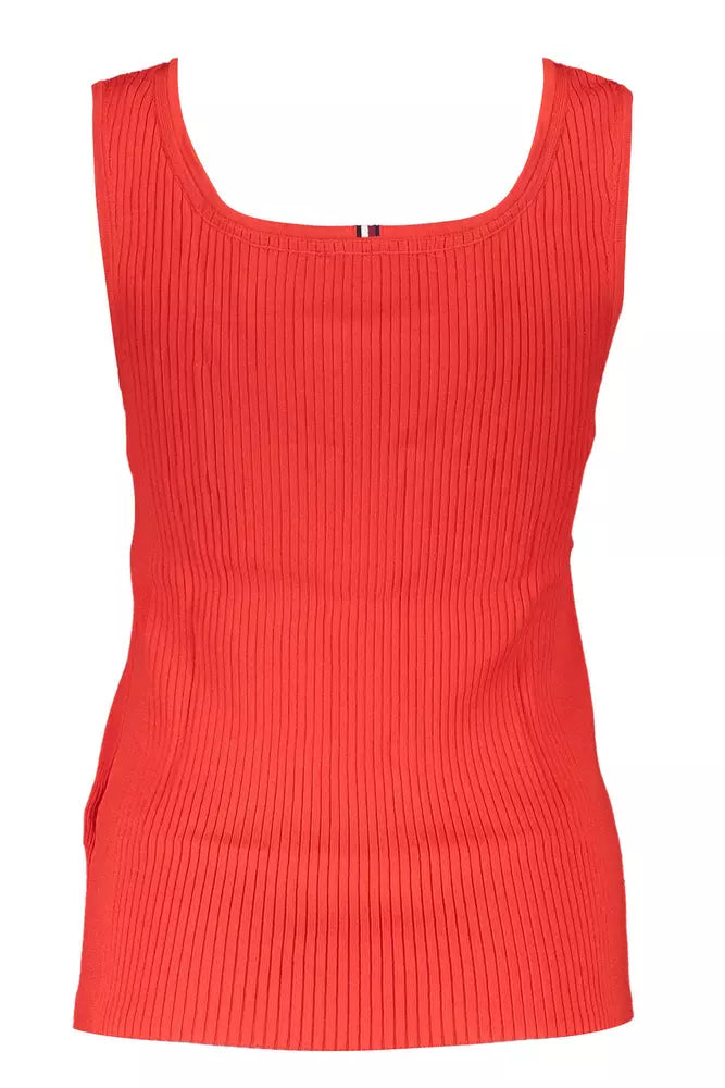 Rotes Modal-Top für Damen