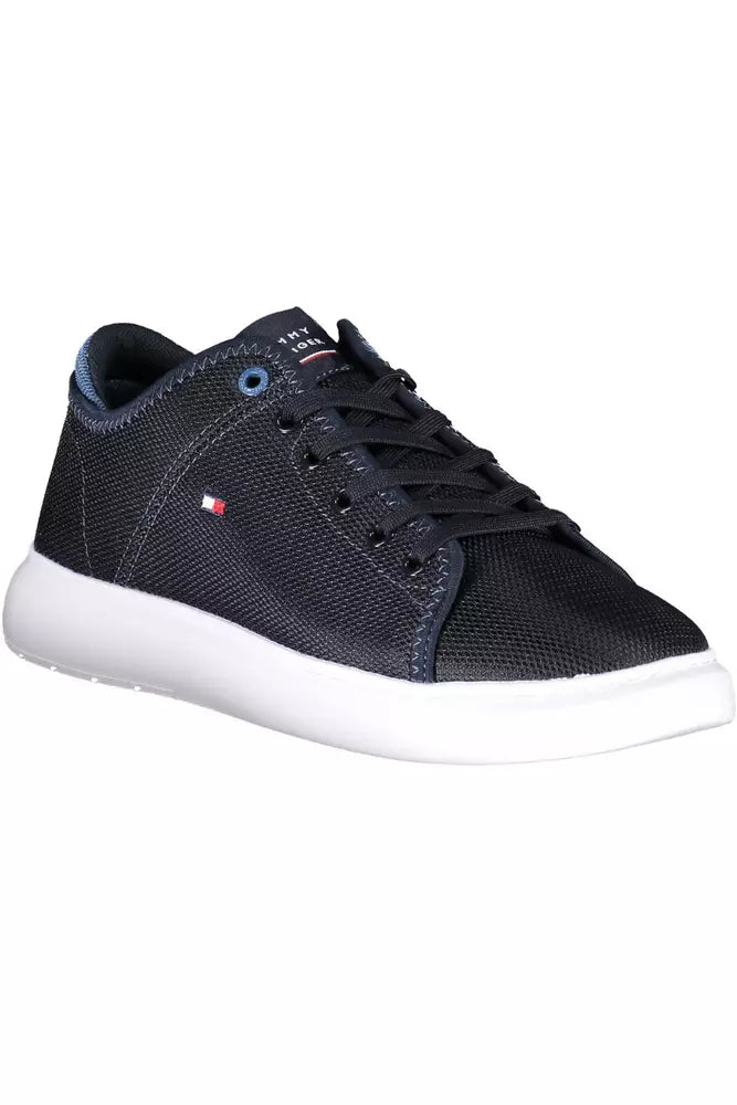 Zapatillas deportivas de poliéster azul para hombre