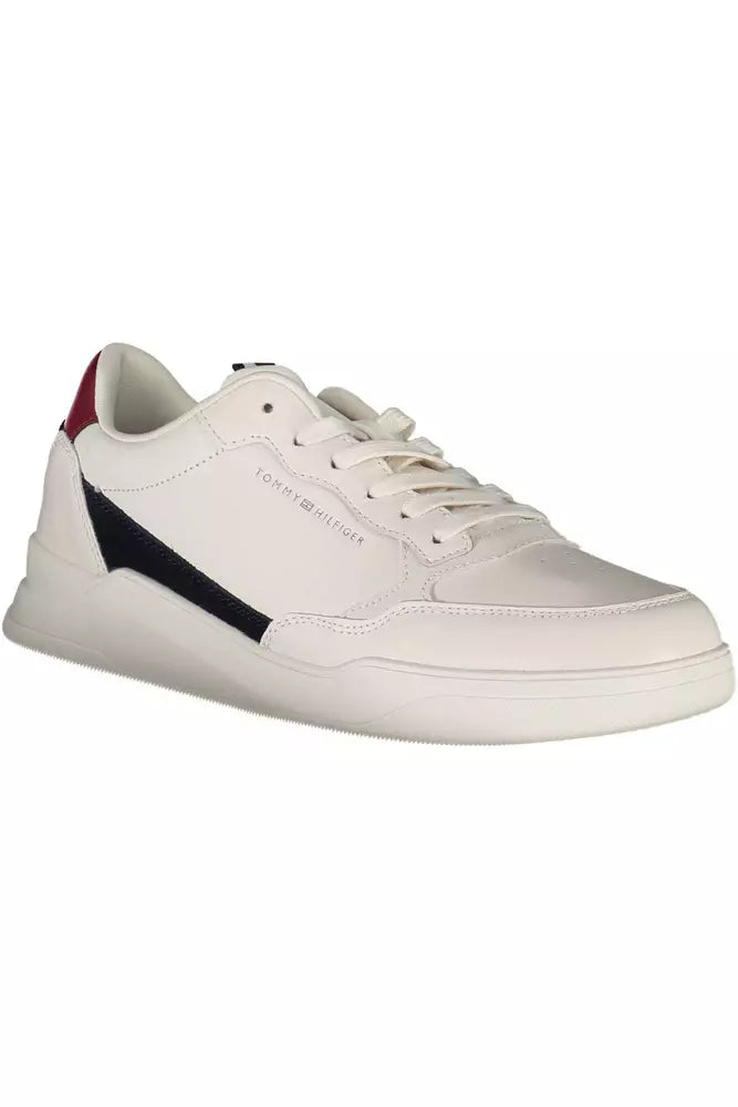 Weiße Leder Herren Sneaker