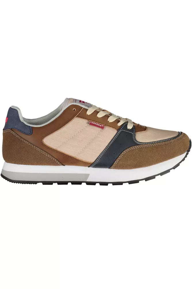 Brown ECO Leather Men Sneaker