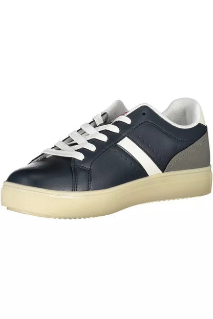 Blue Polyethylene Men Sneaker