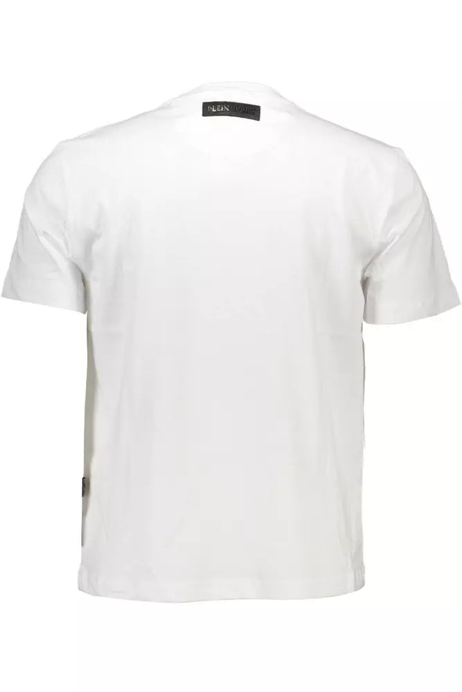 Weißes Baumwoll-T-Shirt für Herren