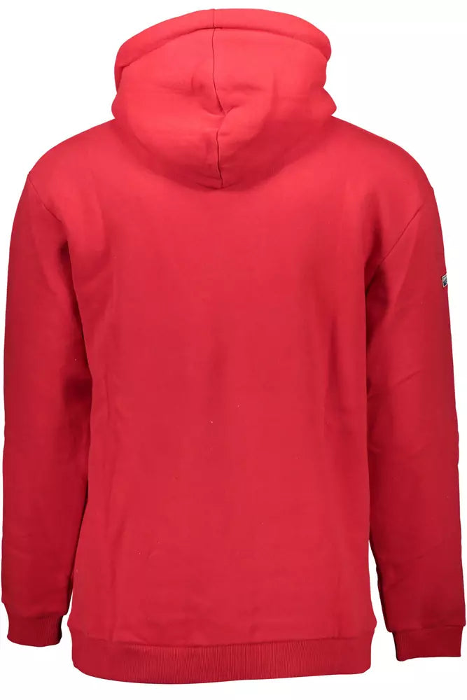 Red Cotton Men Sweater