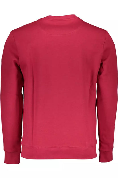 Suéter de algodón rojo para hombre