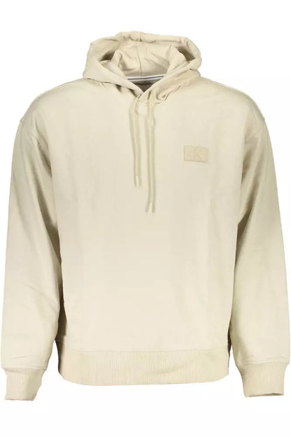 Suéter de algodón beige para hombre