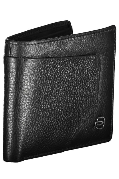 Black Leather Men Wallet