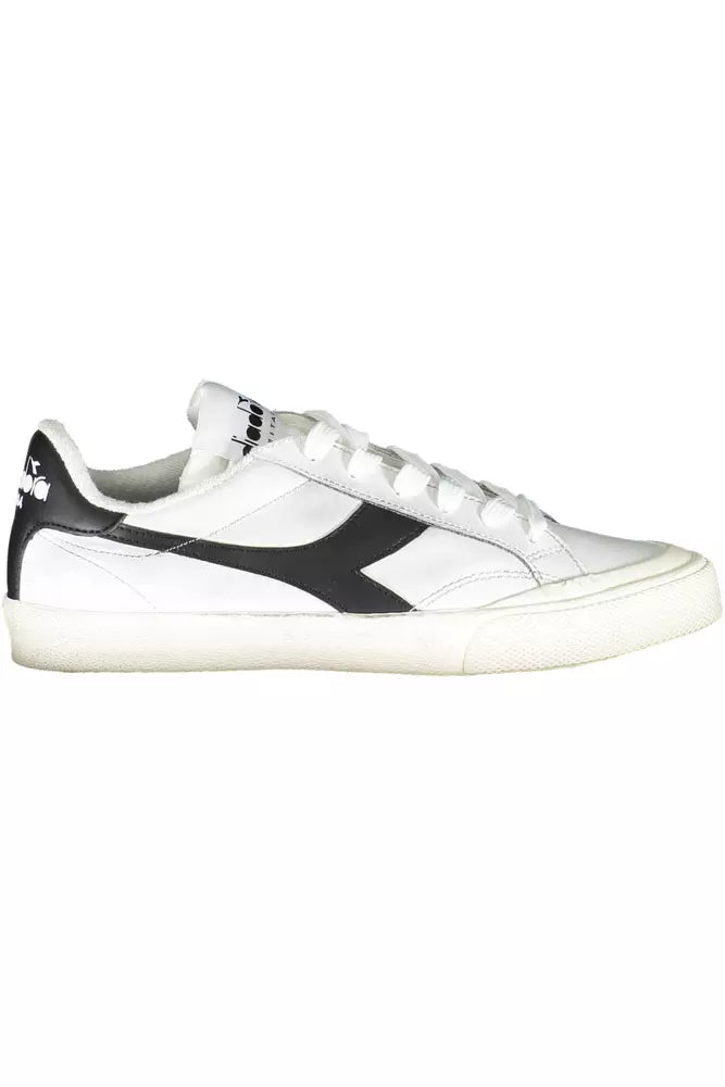 White Leather Women Sneaker