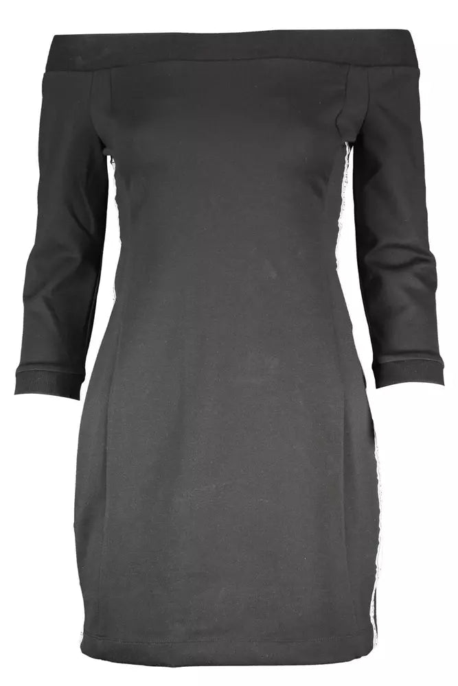 Black Polyester Women Dress