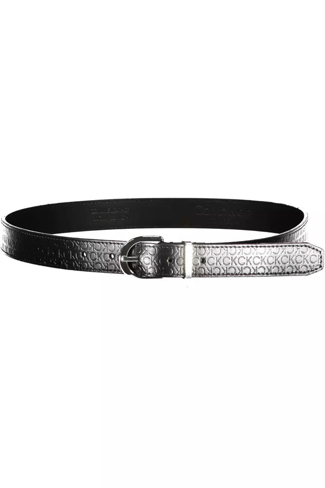 Black Leather Women Belt