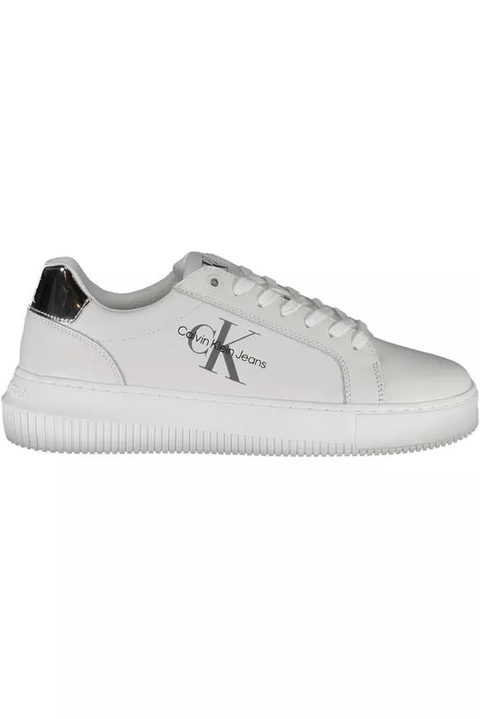 White Leather Women Sneaker