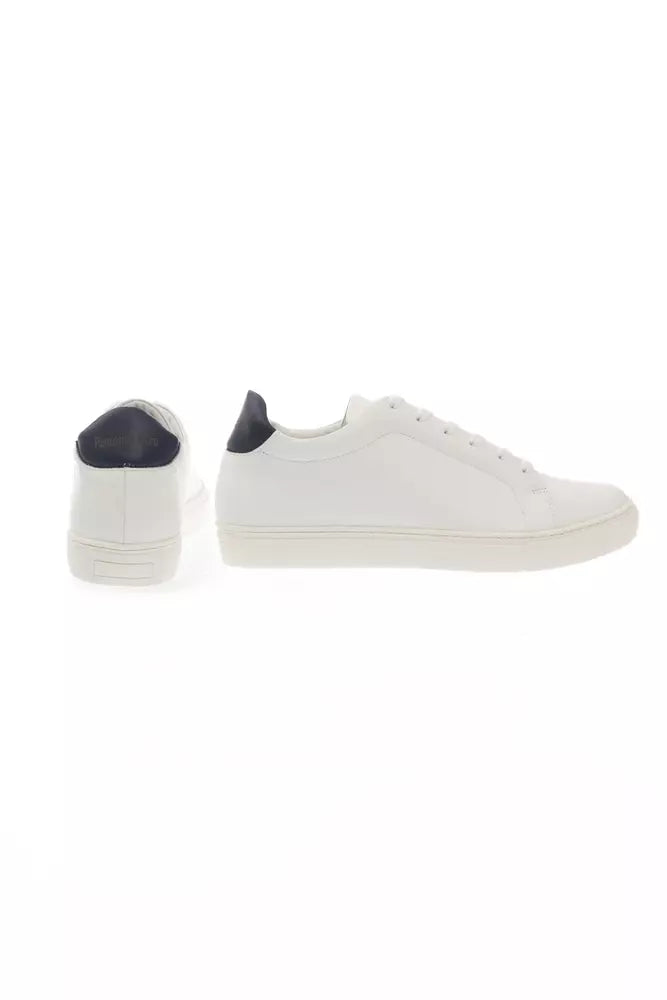 Elegante einfarbige Ledersneaker