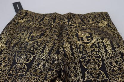 Pantalones elegantes de noche en jacquard