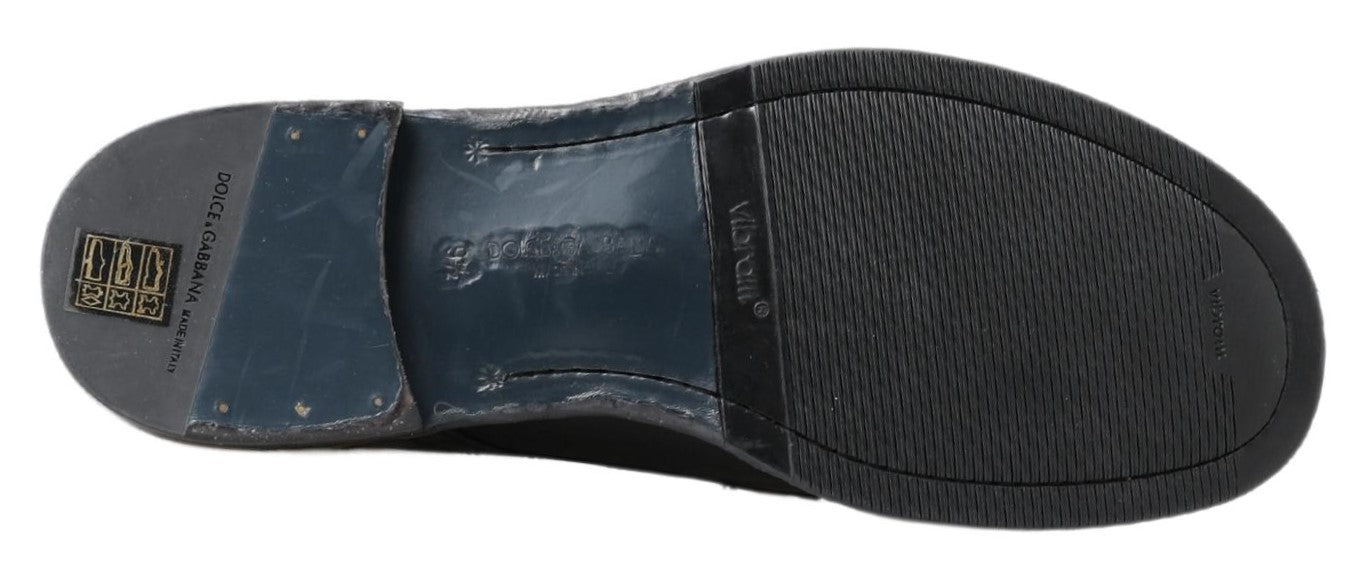 Equisite – Schwarze Lederstiefel zum Schnüren