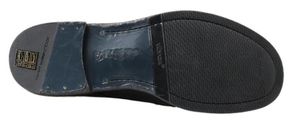 Equisite – Schwarze Lederstiefel zum Schnüren