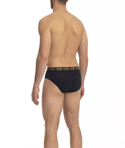 Calzoncillos de algodón azul para hombre