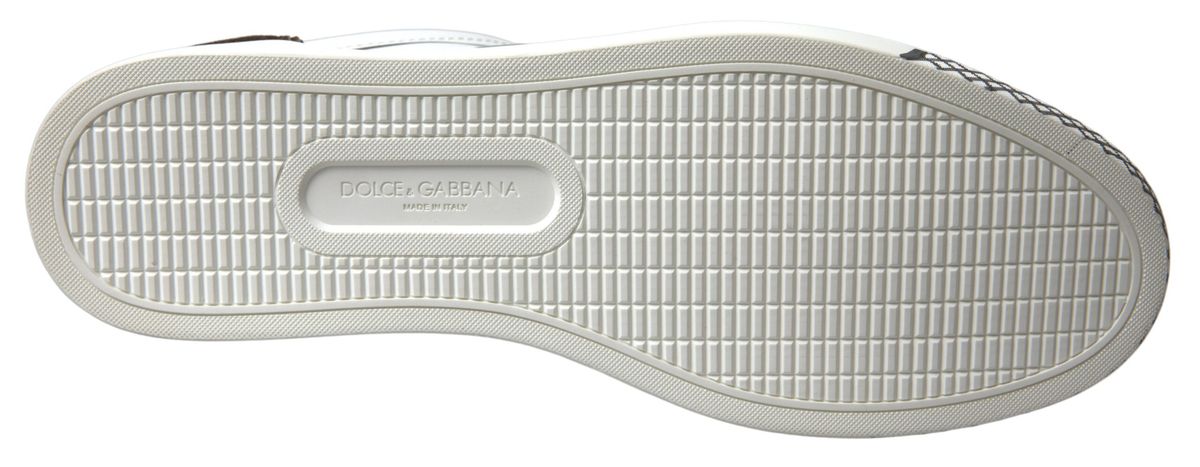 Zapatillas deportivas elegantes de cuero blanco para uso casual