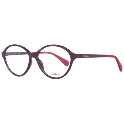 Burgundy Plastic Glasses (Frames)