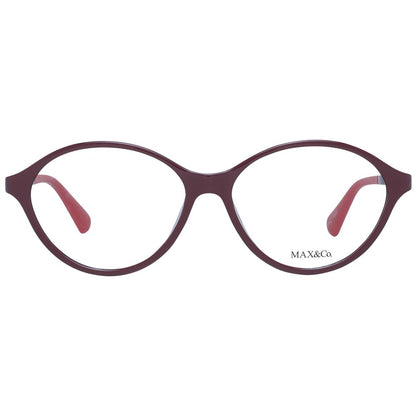 Burgundy Plastic Glasses (Frames)
