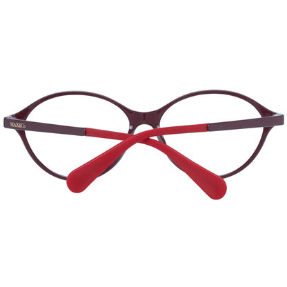 Burgundy Plastic Glasses (Frames)