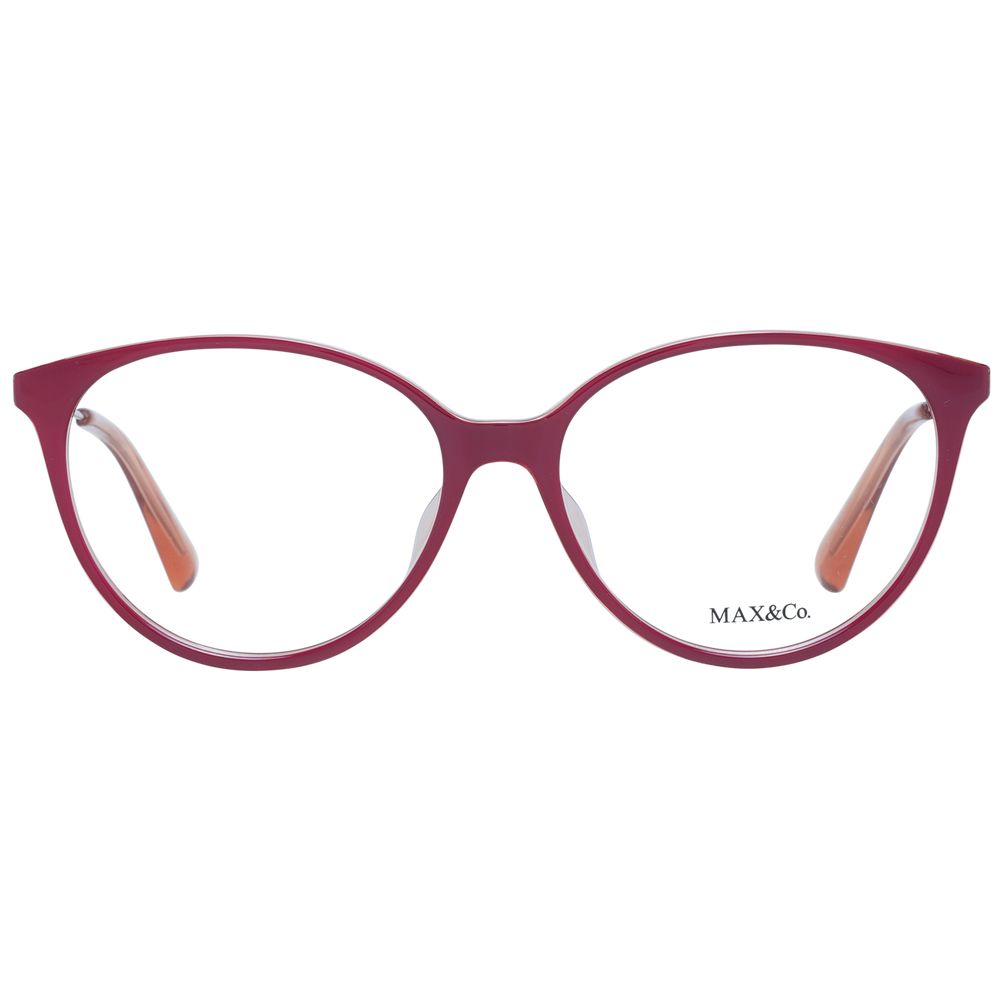 Burgundy Plastic Glasses (Frames)