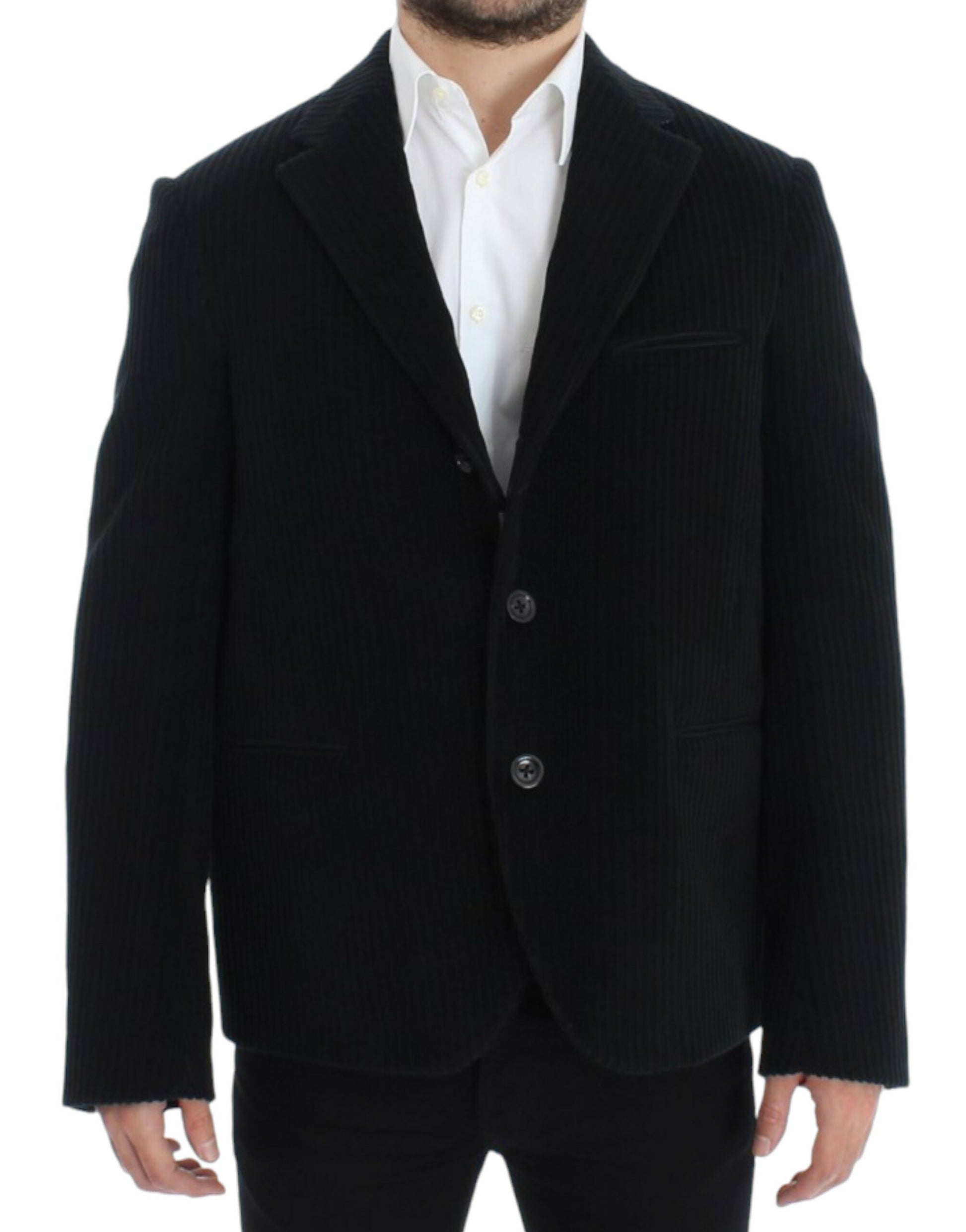 Elegante schwarze Martini-Blazerjacke