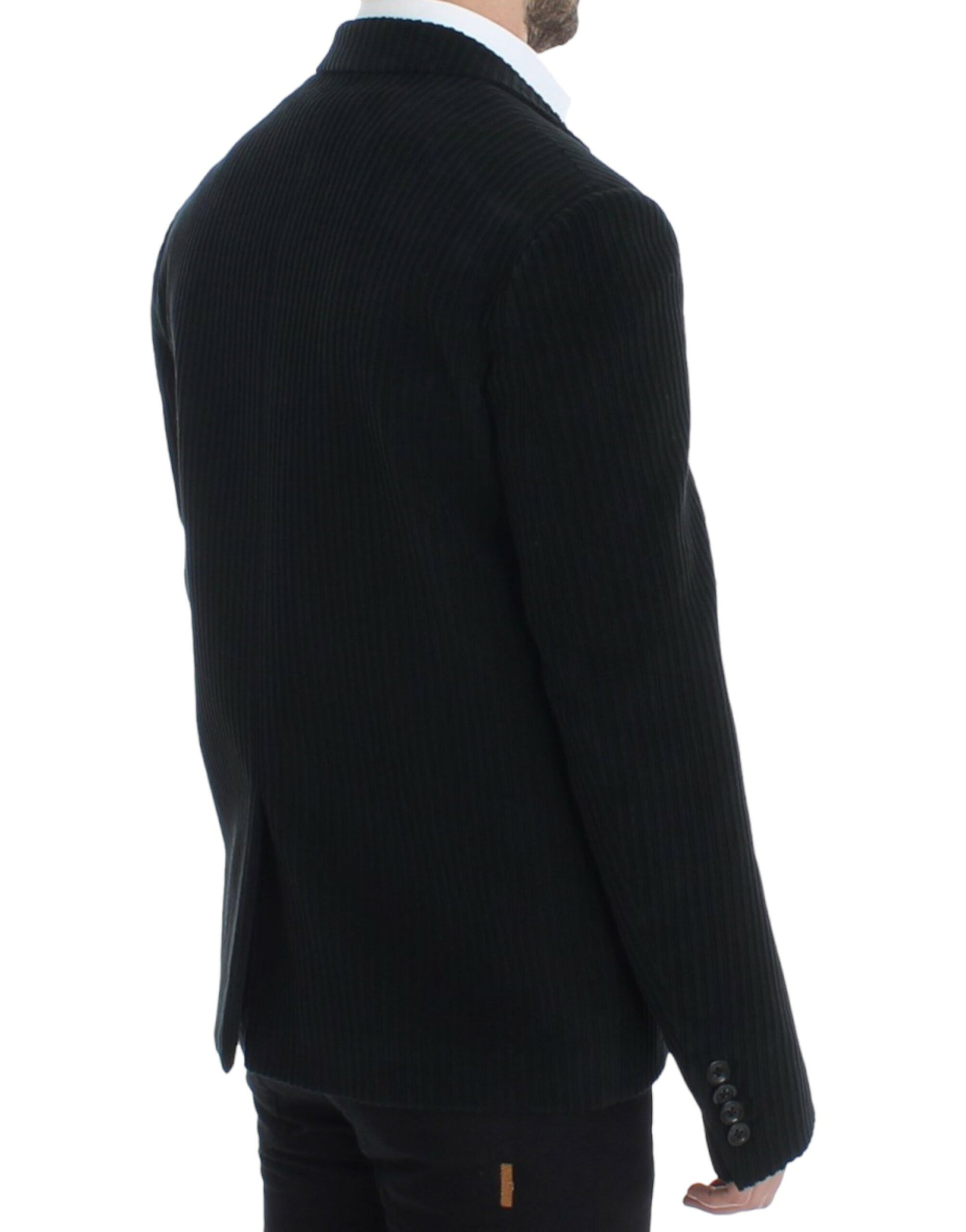 Elegante schwarze Martini-Blazerjacke