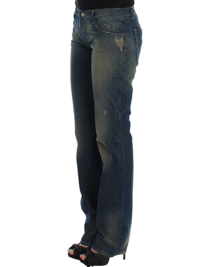 Schicke Jeans mit geradem Bein in Blau