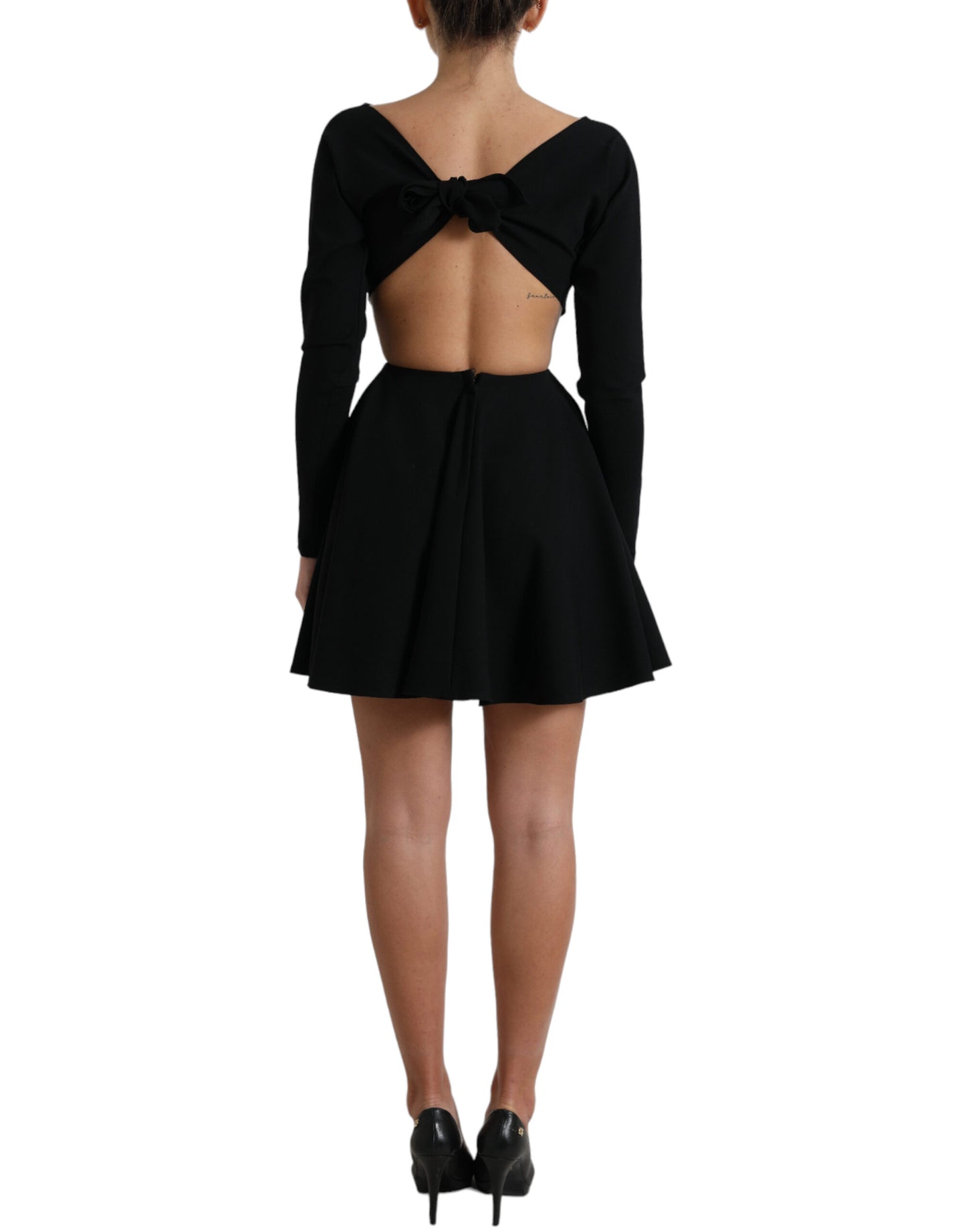 Elegant Cut Out A-Line Mini Dress