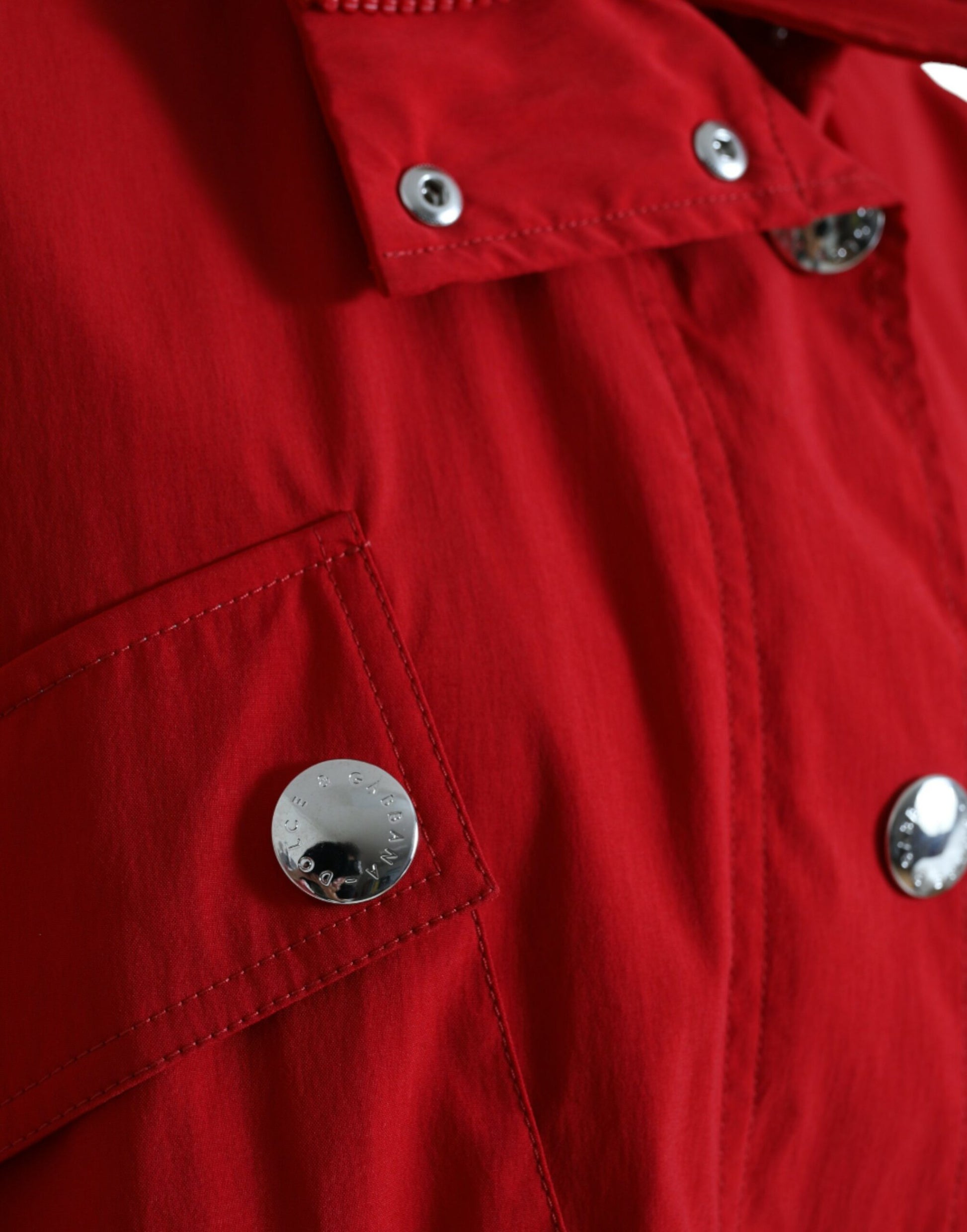 Elegante rote Langarmjacke