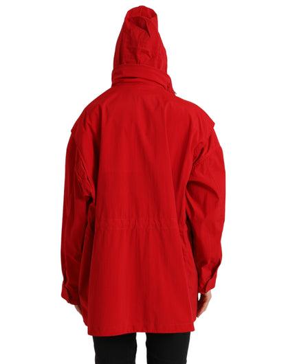 Elegante rote Langarmjacke